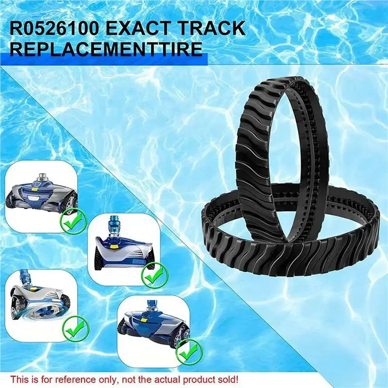 【HOT ITEMS】8Pcs Replacement Rubber Tracks For Zodiac Mx8 Elite Mx6 Elite Mx8 Mx6 R0526100