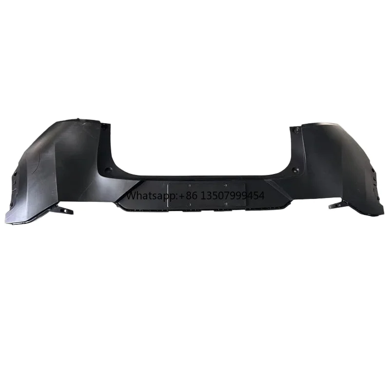 New V PLUS Rear Bumper High-Impact PP Plastic Bolt-On Direct Replacement Auto Exterior Part with 1 Year Warranty