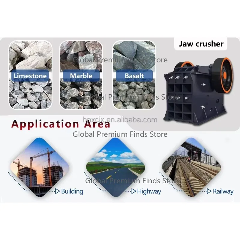 

Mining Small Metal Jaw Crusher | New Diesel-Driven Equipment with Motor, Bearing and Pump