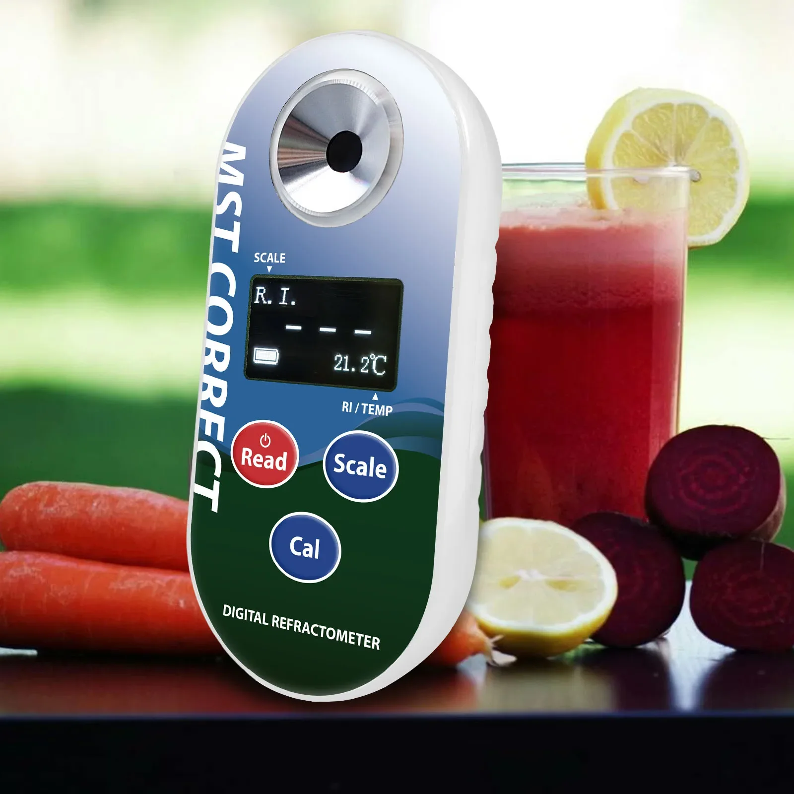 Accurate Digital Brix Meter 0.0-50.0% Scale Automatic Refractometer for Testing Beer Content