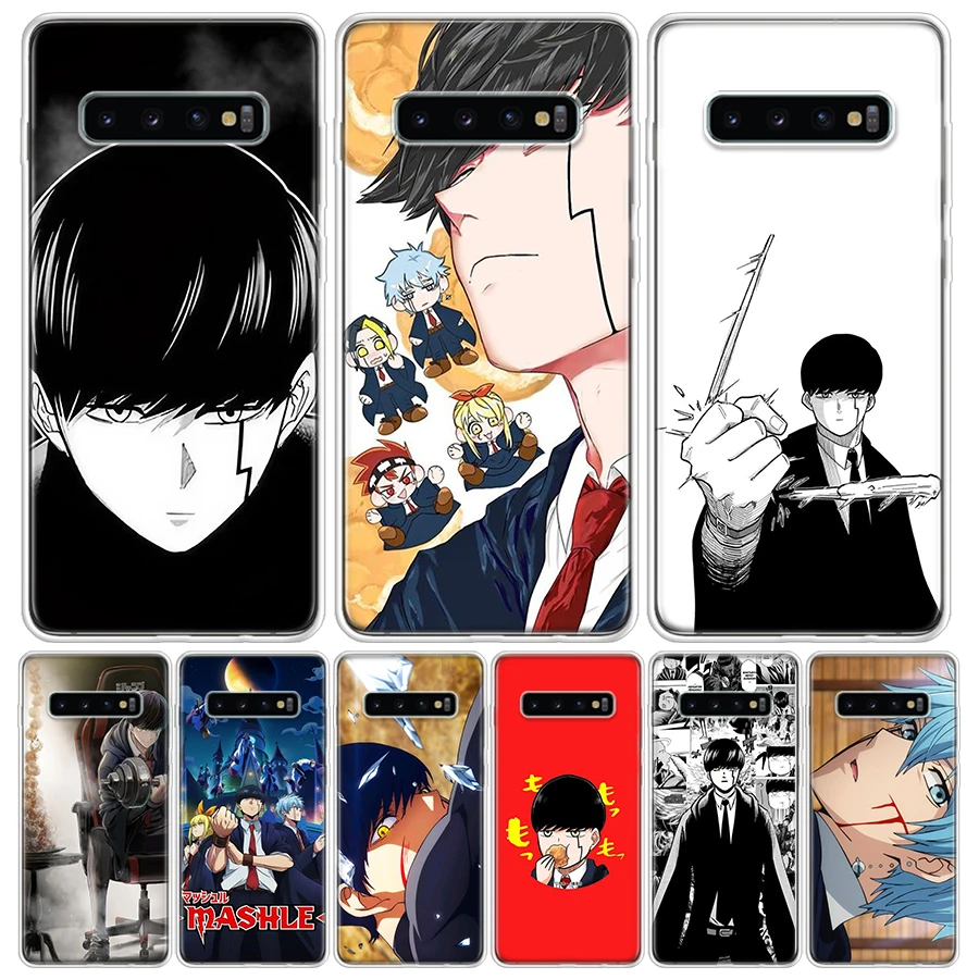 Mashle Magic And Muscles For Samsung Galaxy S24 S23 S21 S22 Ultra S10 Plus S20 FE Phone Case S10E S8 S9 + Housing Shell Coque