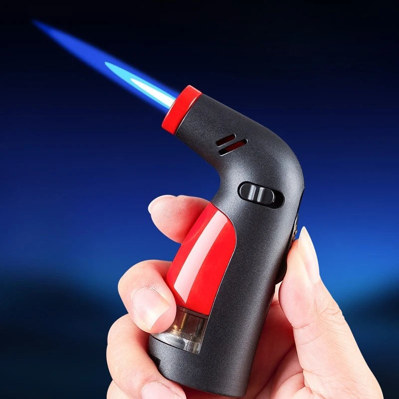 

Новый пистолет-распылитель с прямой зажигалкой, видимая газовая камера, прижигание, инструмент для выпечки барбекю, уличный портативный сварочный пистолет