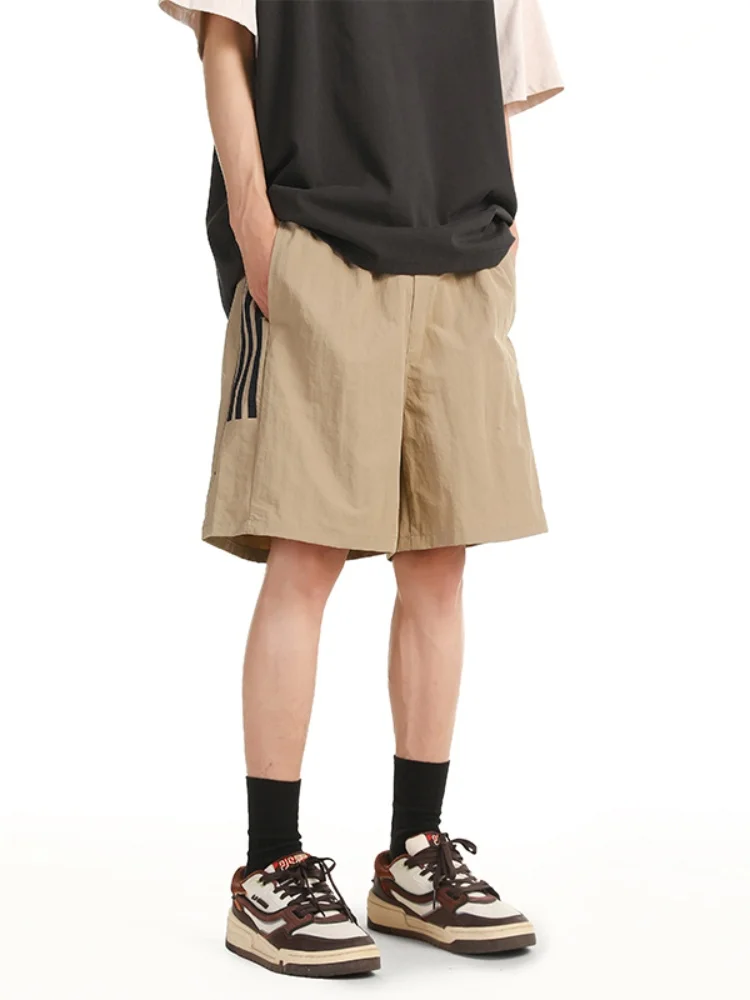 

Мужские спортивные брюки из ледяного шелка для баскетбола, летние, тонкие, прямого кроя, свободные, быстросохнущие, повседневные, модные, молодежные