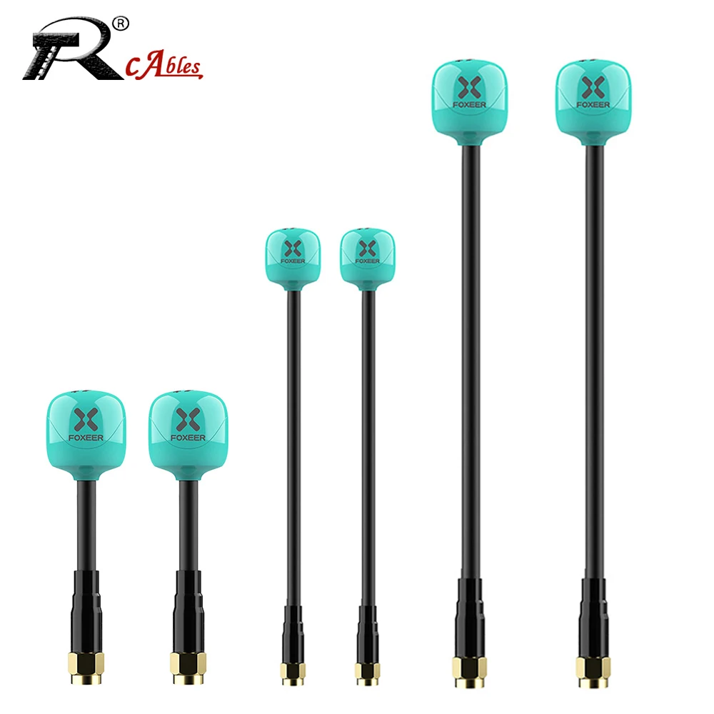 2PCS SMA Male Connector FOXEER Lollipop 4+Plus RHCP Transmitting Antenna 5.8G 2.6dBi FPV Traversal UAV Omnidirectional Antenna