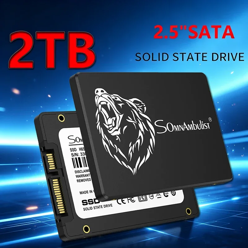

SomnAmbulist Solid State Drive 2.5 Inch for 3.0 Desktop Notebook 2t Computer, Hard Disk 128GB 256GB 512GB for Laptop Desktop