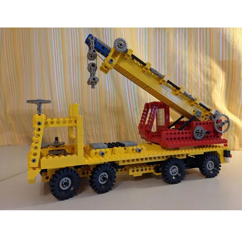 

MOC-61952 Urban Traffic Crane Truck Building Block Model 681 Parts MOC Boys Children's Birthday Building Block Toy Gift