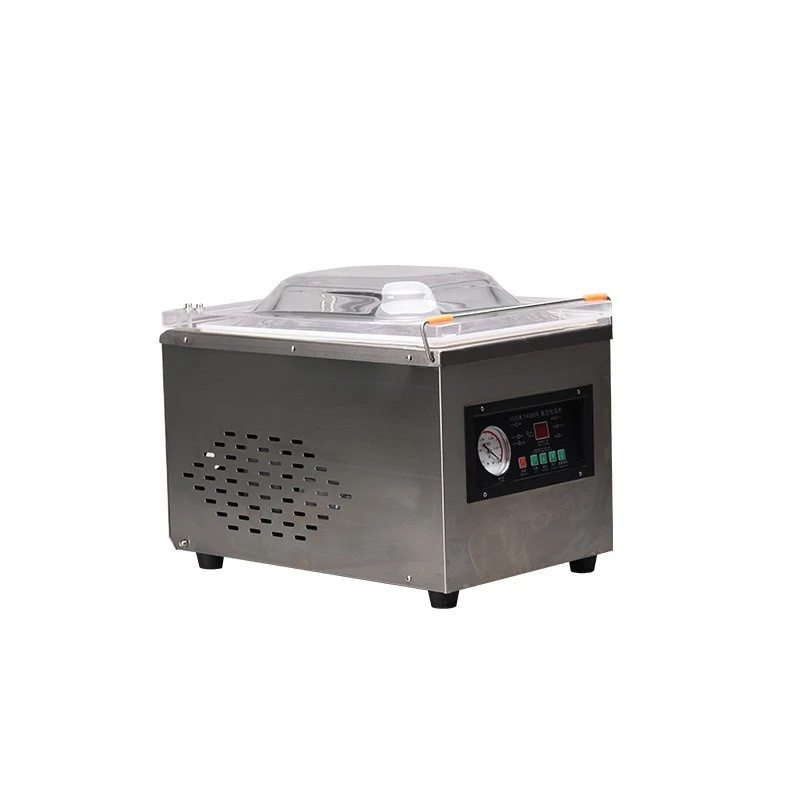 

Model 260 Food Grade Vacuum Machine Commercial Vacuum Packaging Machine Food Plastic Packaging Vacuum Sealing Machine