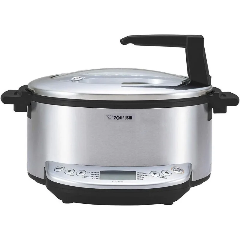 Zojirushi EL-CAC60XZ Multicooker, 6 Qts, Brushed Stainless