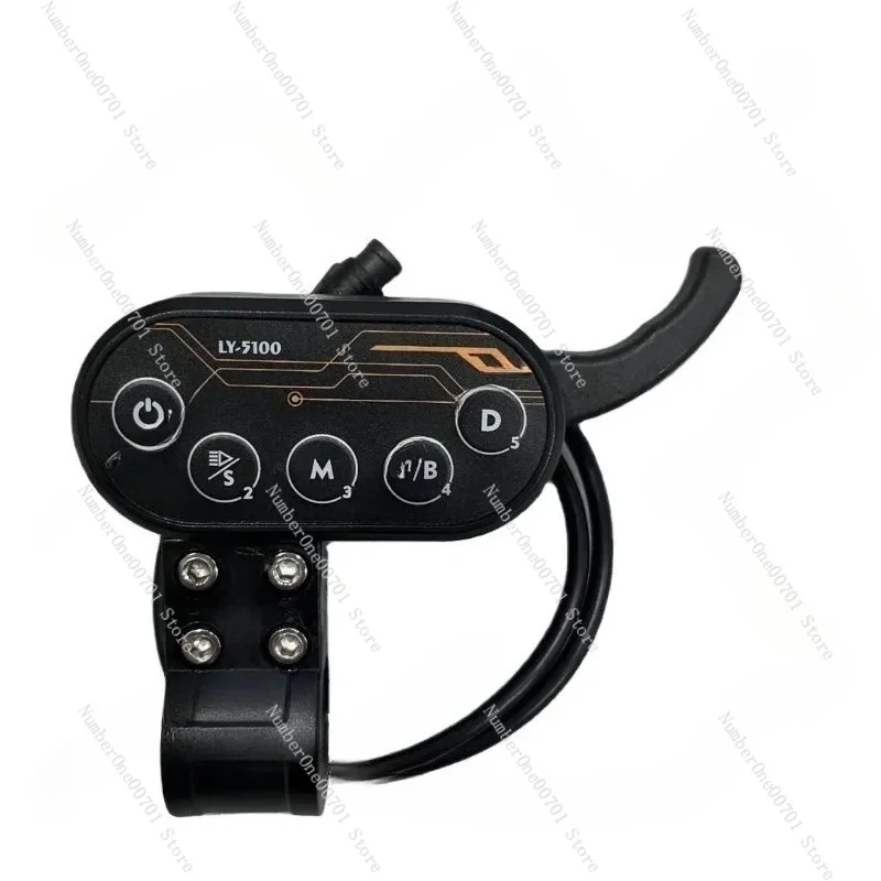

LIVIAE 52V 60V 72V Electric Scooter Parts Voltage Lock Finger Throttle Accelerator Assistant Button Integrated for M5 G14 S5