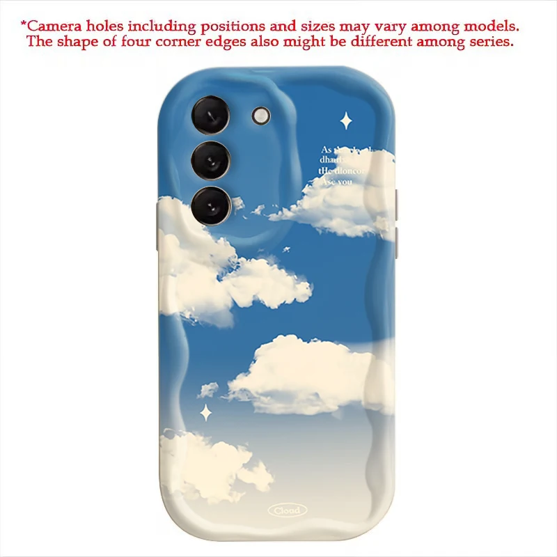 Case For Samsung S26 Ultra Cases Galaxy A57 Case Clouds Sky Phone Case For S25 FE S24 S23 S22 Plus A17 A37 A56 A55 A54 A53 Cover
