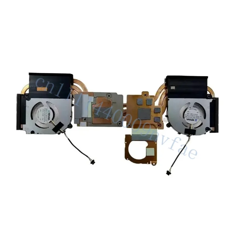 New Laptop CPU+GPU Radiator with fan set for Gigabyte G6X 9KG 2024 4060 fan cooler module 6-31-V365N-101-Y 0.8