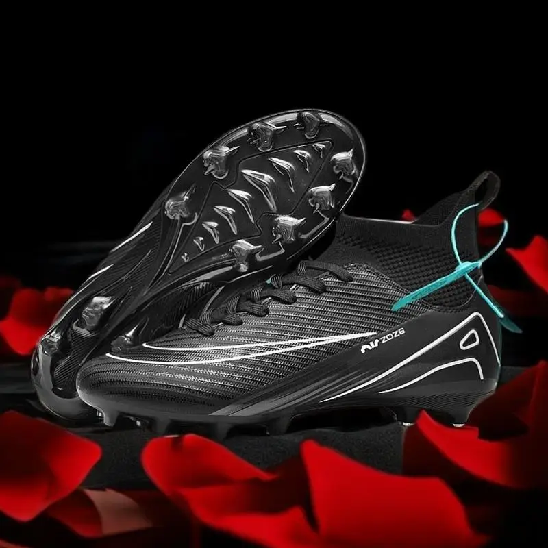 

IFIKK Soccer Cleats Youth Football Boots High-top Spikes Football Shoes Outdoor/Indoor Professional Football Training Sneakers