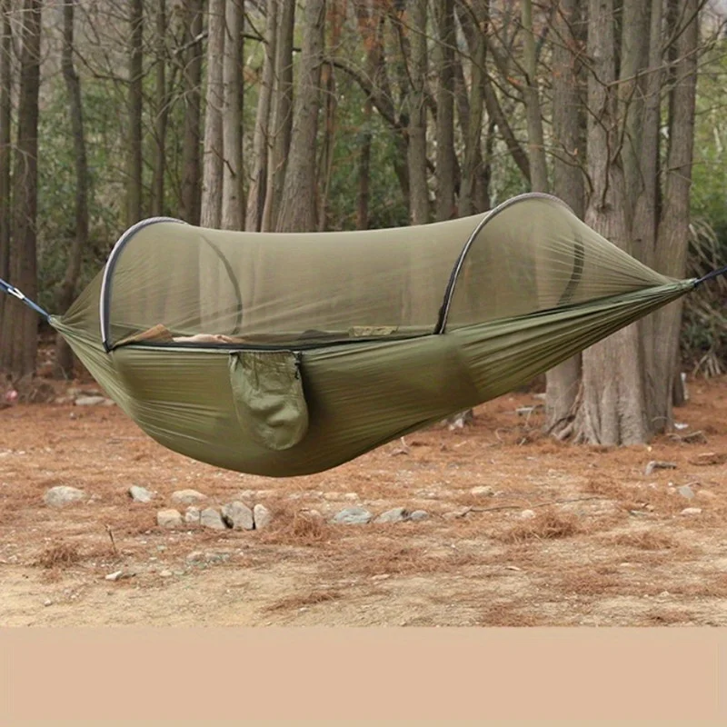 3-in-1 Hammock with Mosquito Net Double Anti-rollover Camping Hammock, Perfect for Backpacking and Parks