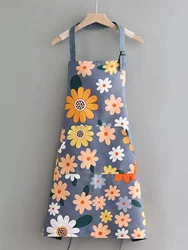 1 pcs Kitchen waterproof and oil resistant floral apron