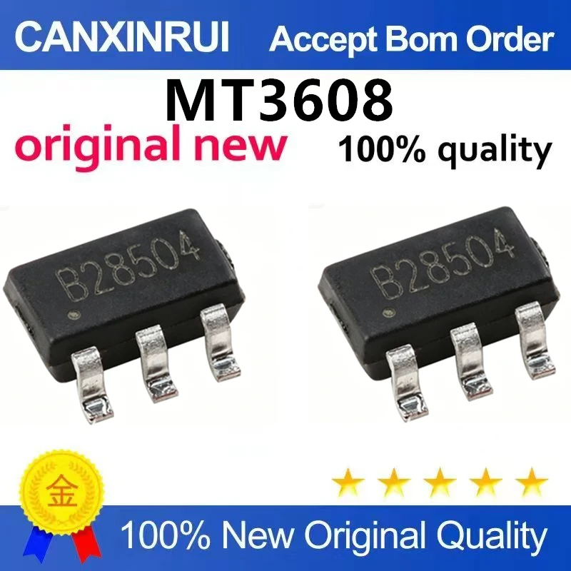 (5-100pieces)Original genuine MT3608L SOT-23-6 2.5A high-efficiency 1.2MHz current mode boost converter