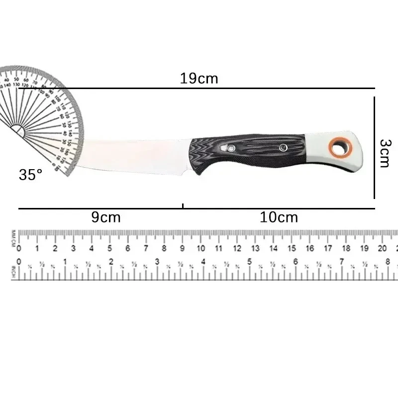 BM 15500 Fixed Blade Knife S45VN Blade Steel G10 Handle Tactical Outdoor Camping Hunting Self-defense Multitool EDC Hand Tools