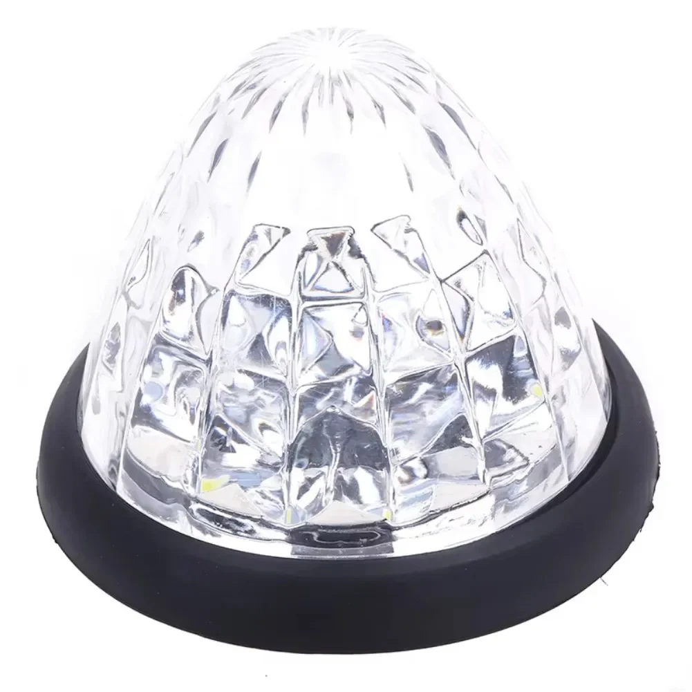 Nighttime Visibility Side Marker Light Car Tail Lamp Weather Resistant Tail Lamp 8.6*8.6*7cm Conical Design Low-power LED