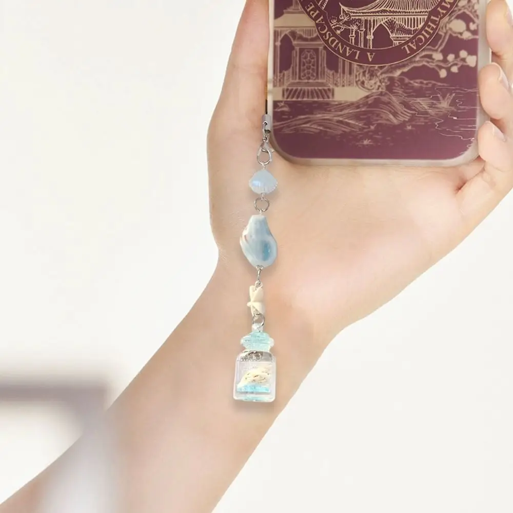 

Милый прозрачный брелок-подвеска для телефона с дизайном в виде сакуры, сакуровый цветок, украшение для ключей