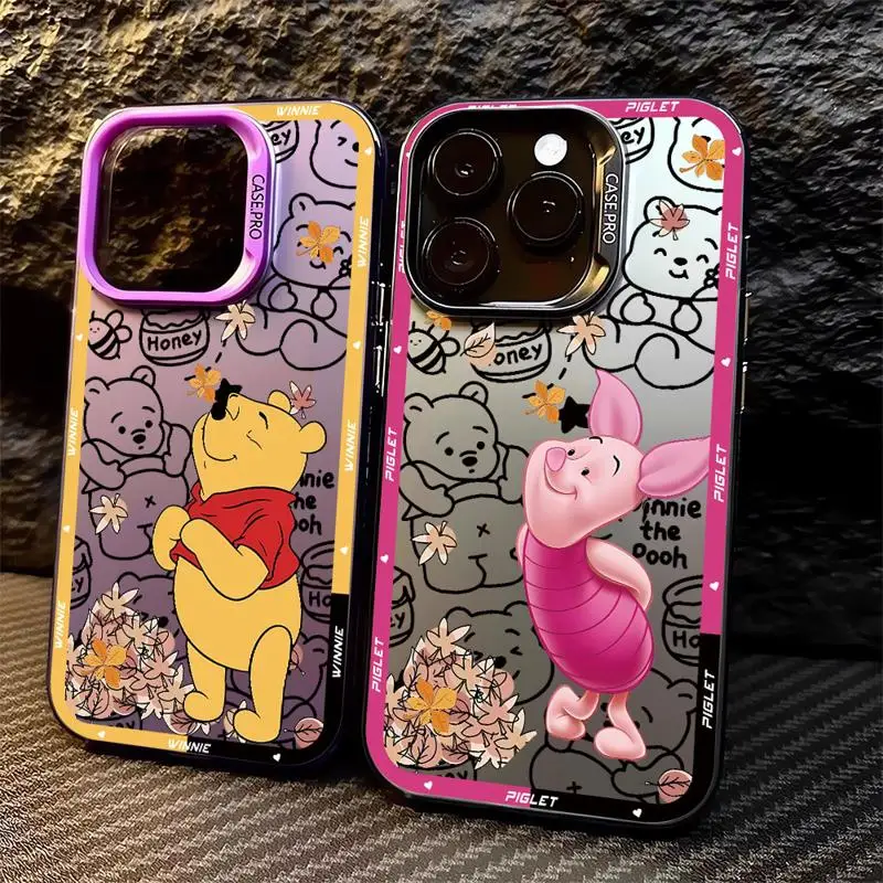 Disneys Winnies The Poohs Phone Case for Oppo Reno12 Reno11 Reno10 Reno8 Reno7 Reno6 Reno5 Z F T Pro Plus 4G 5G Matte Back Cover