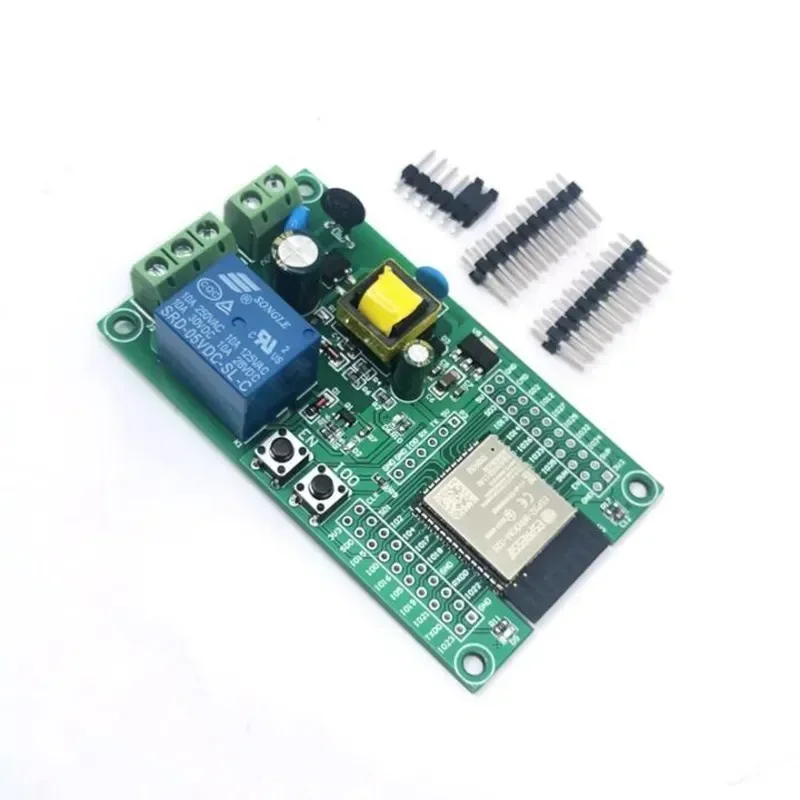 Fonte alimentada por ac/dc wifi bluetooth ble módulo de relé de canal único ESP32-C3/ESP-C3-12F placa de desenvolvimento para arduino