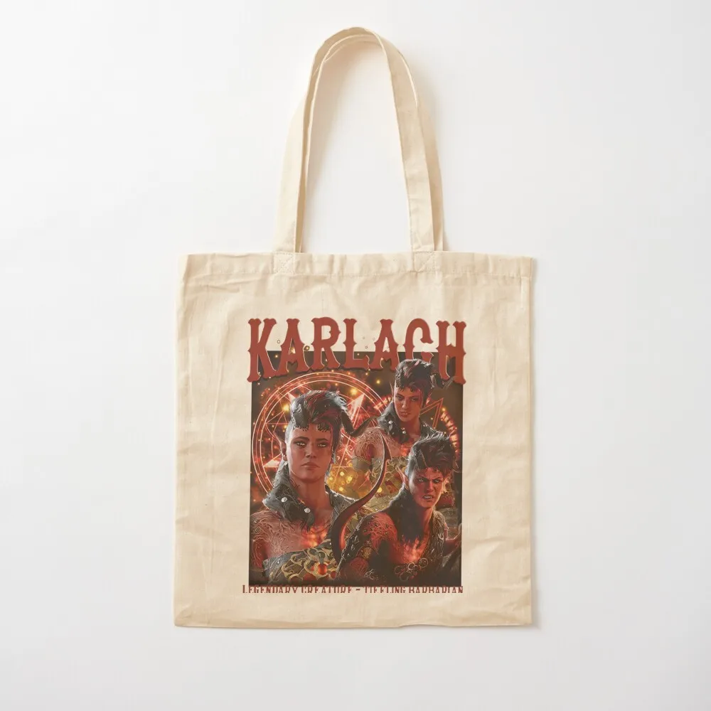 Karlach Tote Bag canvas tote Candy bags personalized tote bag Canvas