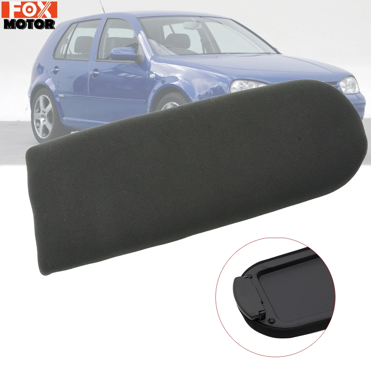 Armrest Cover Latch For VW Jetta Golf 4 MK4 Bora Passat B5 Beetle Polo 6R 9N 9N3 Center Console Arm Rest Lid Soft Cloth