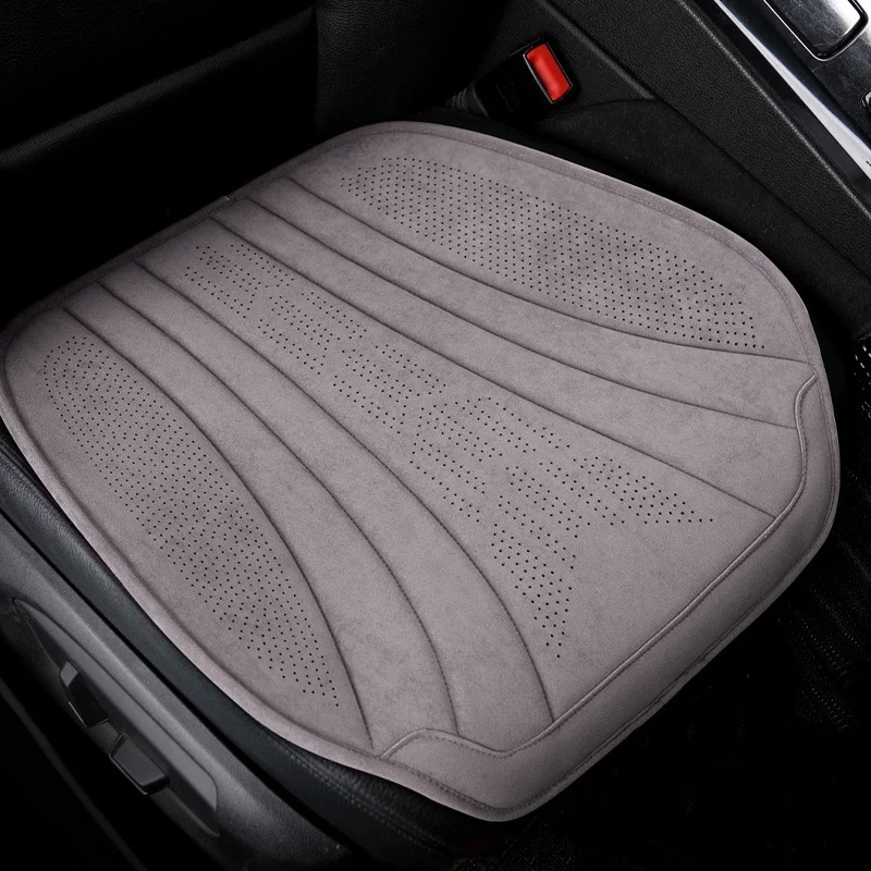 Soft Suede Car Seat Covers Breathable Front/rear Seat Anti-slip Cushions Universal Size Car Interior Seat Protection Accessories