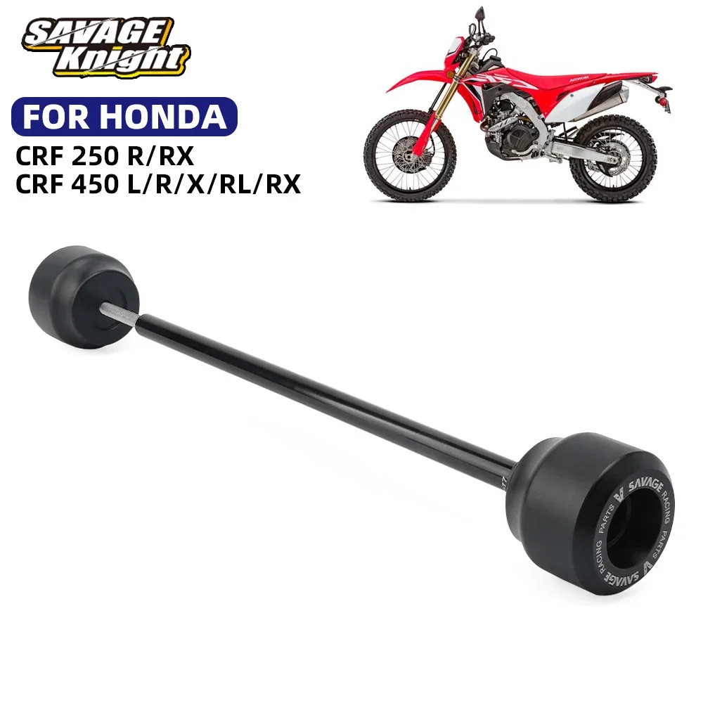 CRF 250 450 Rear Wheel Fork Slider Axle Fork Crash Protector For HONDA CRF250 R/RX CRF450 L/R/X/RL/RX Rear Axle Crash Protector