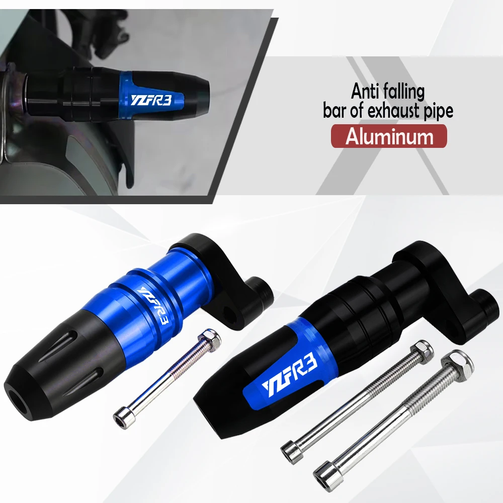 

2025 For Yamaha YZFR3 YZF R3 2015 2016 2017 2018 2019 2020 2021 2022 2023 2024 Moto Crash Pads Exhaust Sliders Crash Protector