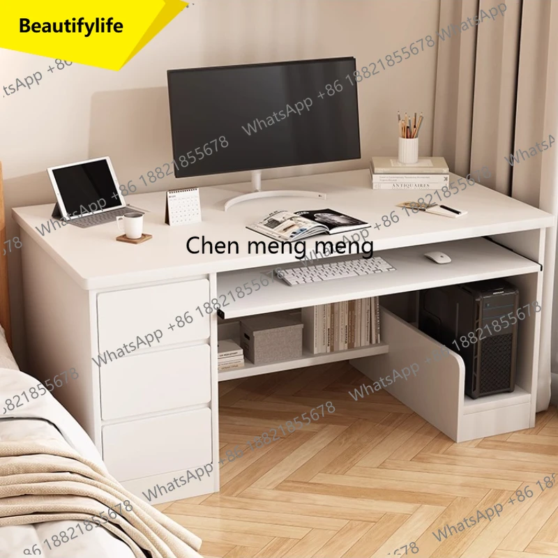 A48 Sedentary table study desks white minimalism elegant Modern Luxury mesa ordenador escritorios de estudio Creative Furniture
