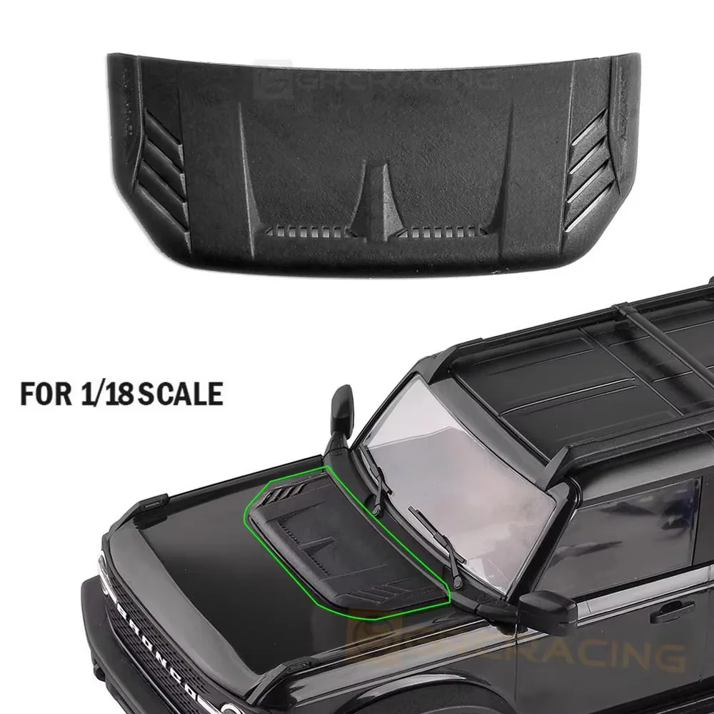 For 1/18 Traxxas Trx-4m Bronco Trx4m Raptor Hood Decoration 3d Printing Simulation Car Shell Plastics Protective Sheet G179fs