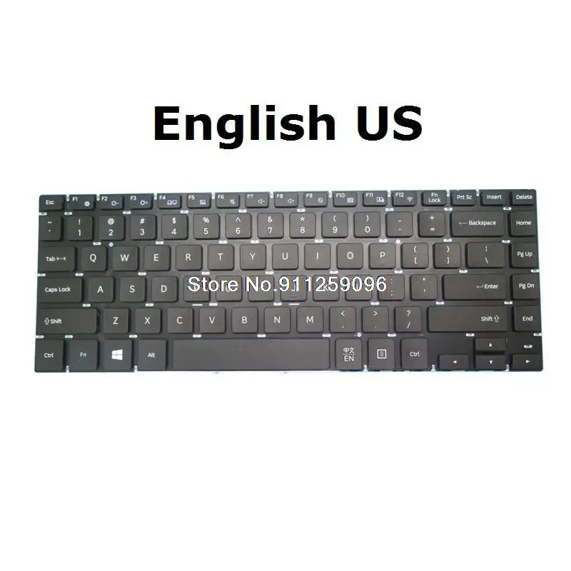 

Laptop Keyboard For Samsung NP370E4J NP370E4K 370E4J 370E4K English US BA59-04012A Black New