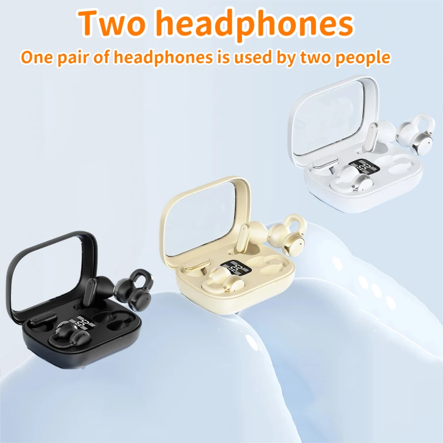 

Q10 Dual-ear Couple Wireless Bluetooth Earphones In-ear&Ear-clip Sports Noise-cancelling headphones for Music and Sport