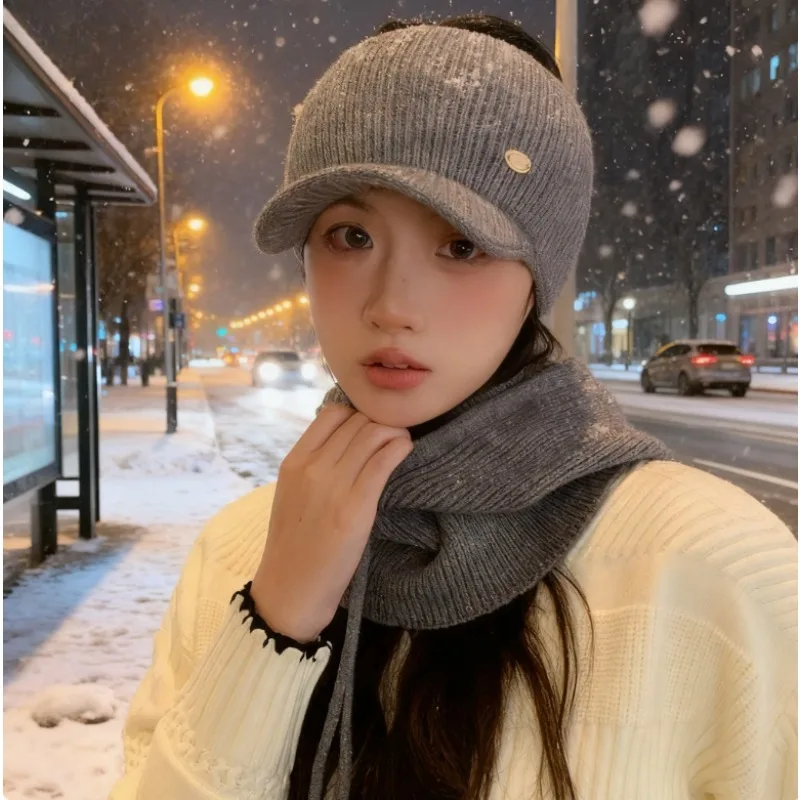 

Fashion Balaclava & Visor Set - Convertible Cap and Neck Warmer Combo