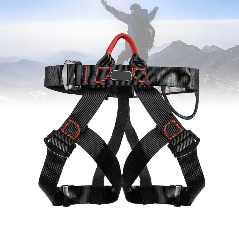 

Rock Climbing Belt Outdoor Safety Leg Loops Half Body Fall Prevention Anti Falling