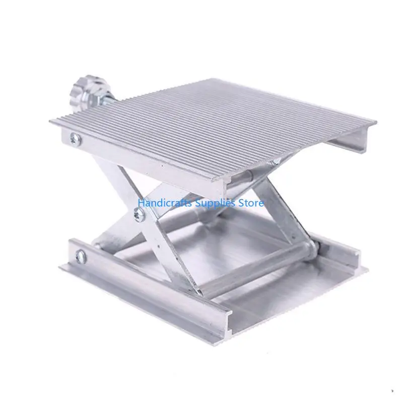 R1WA Steel Adjustable Lift Table Lab Lifting Stand Rack Lift Platform Night Viewing  Level Meter Floor Meter Manual Lift