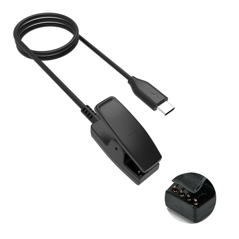

For Garmin Lily 2 Charger Charging Clip Compact Portable Overvoltage Overcurrent Protection Fast Charging 1M Cable Plug and Play