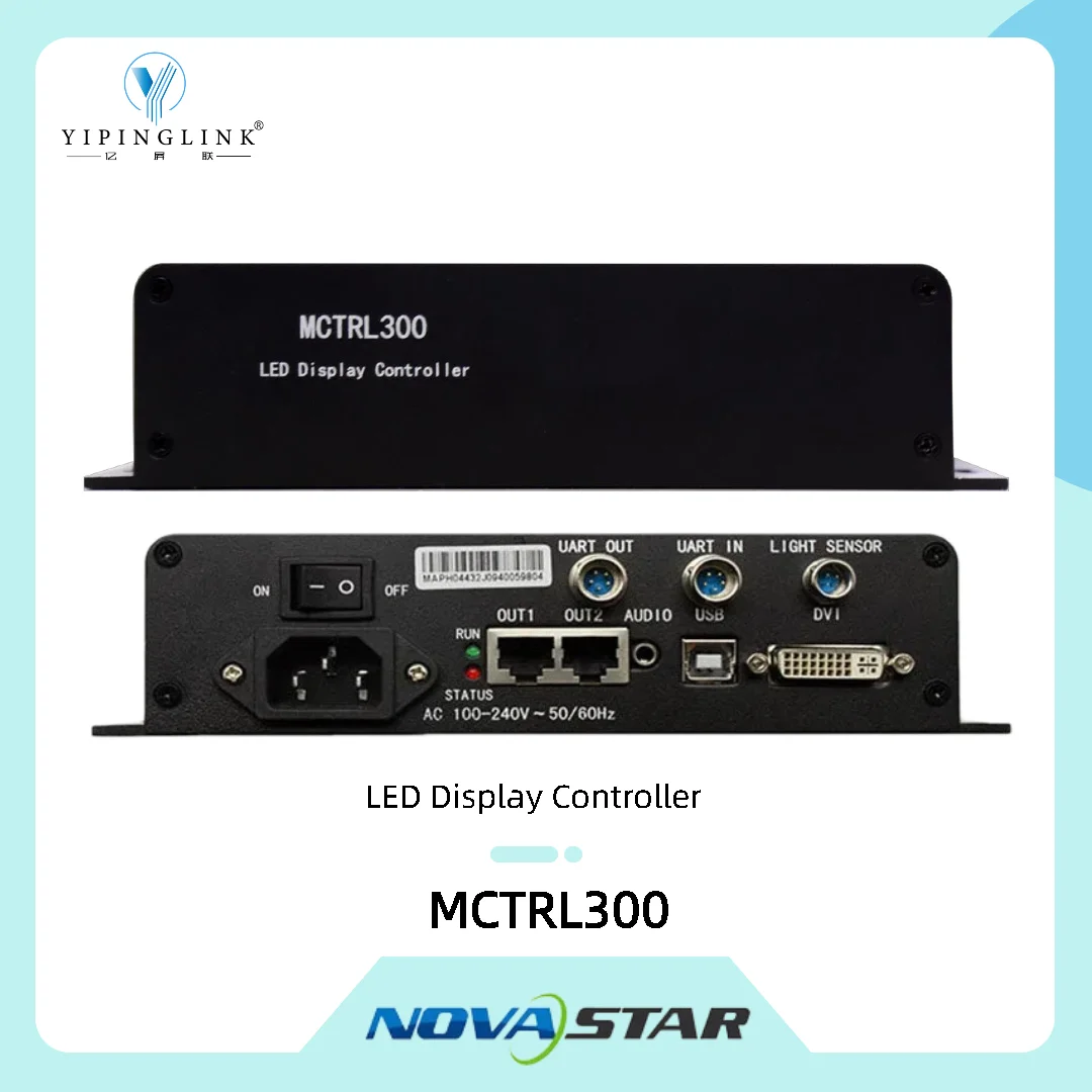 

Контроллер светодиодных дисплеев Novastar MCTRL300 с разрешением 1920×1200 при 60 Гц для аренды и стационарных LED-видеостен