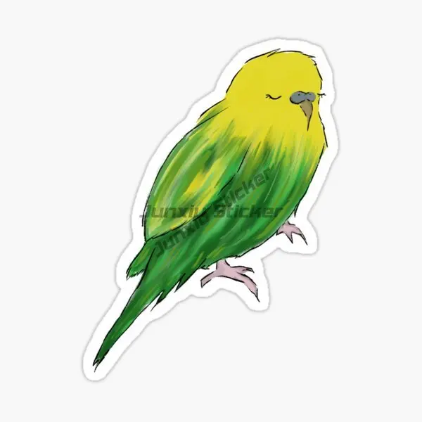 Parrot Budgie Birds Car Sticker Decal JDM Window Car Bumper Motorcycle Waterproof Vinyl Decal Decor Graphic