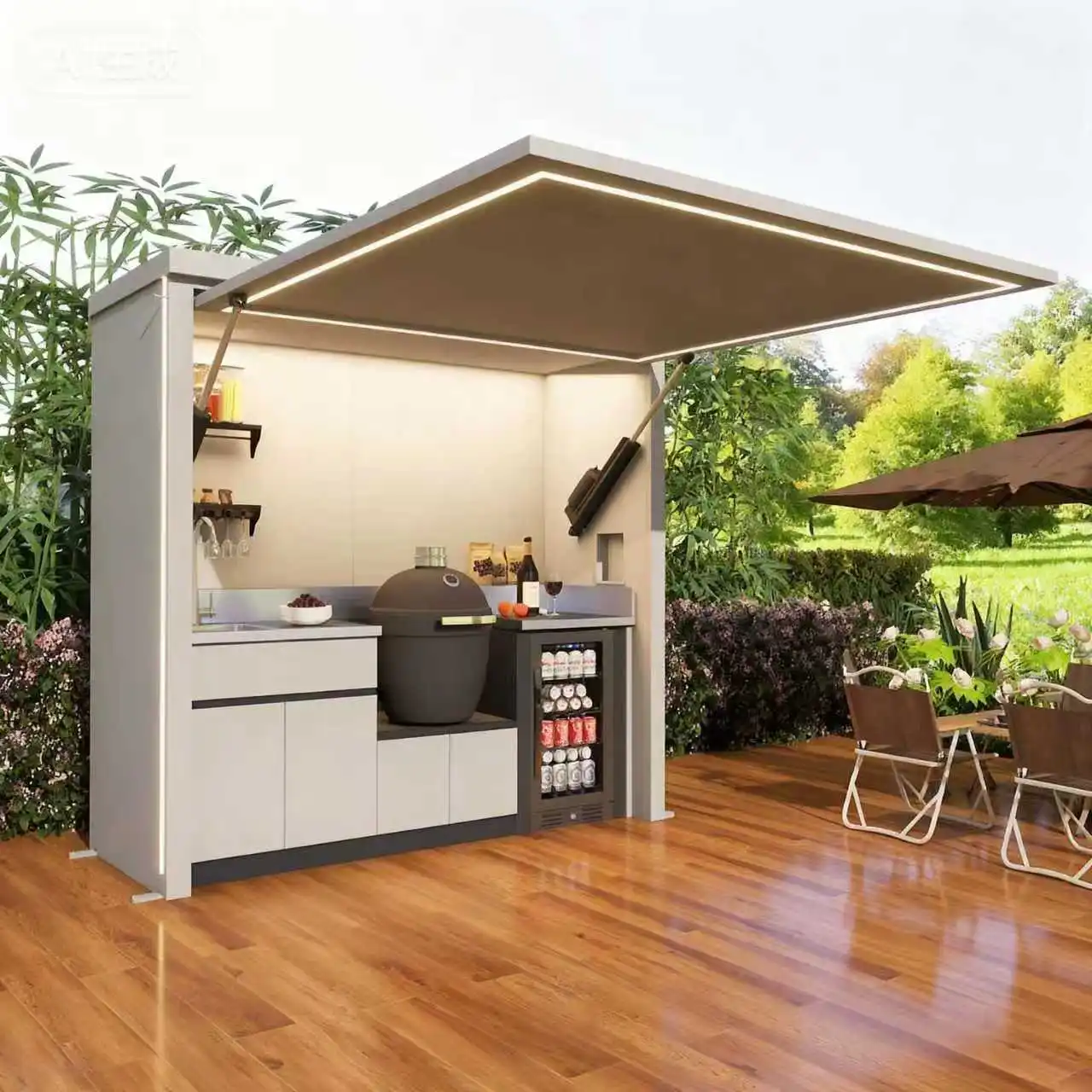 Modular Outdoor KitchenVilla Modular Modular Kitchen Cabinets for Guesthouse Outdoor Bbq Grill Island Outdoor Kitchen Bbq Island