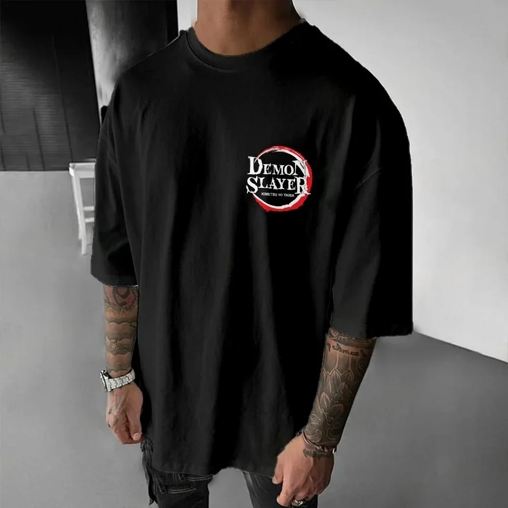 شيطان القاتل تي شيرت رجالي Sakonji Urokodaki أنيمي الصيف الفتيان ربيع الخريف الأطفال قصيرة الأكمام ملابس الوالدين والطفل عادية #4