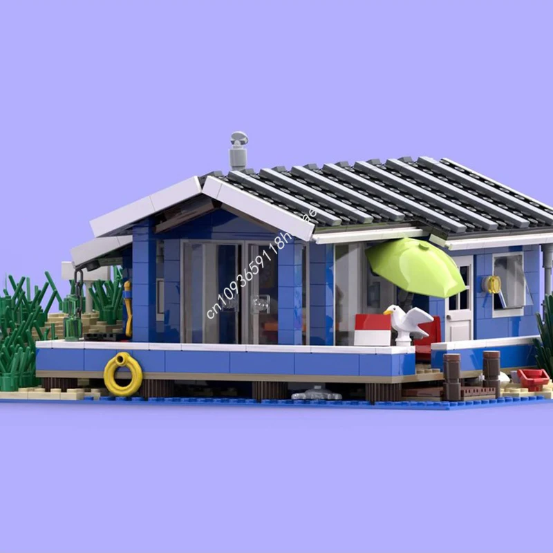 

1083pcs MOC Modular Danish Summer House Modular Buildings Top Choice Christmas Gift Building Blocks for Kids Who Love Creativity