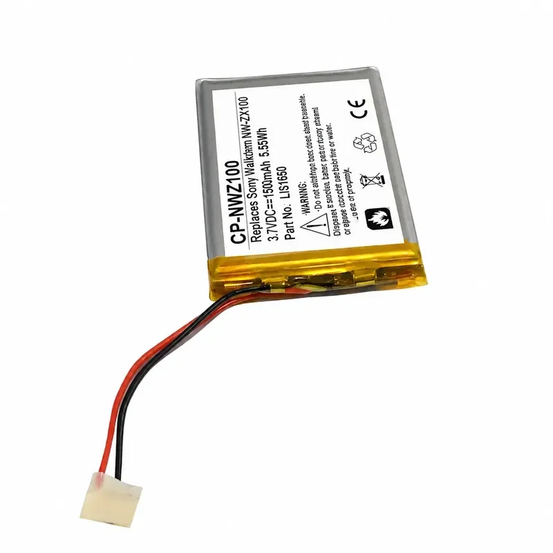 for Sony Walkman NW-ZX100 NW-ZX300 Battery LIS1650 Replacement Rechargeable Li-ion Battery Pack High Capacity Power Supply