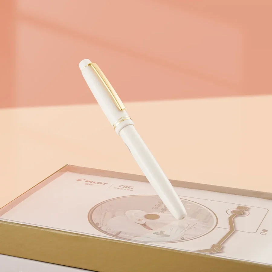 

Hot Original Pilot Fountain Pen Italian Style 78G Ink Pen Metal Nib School Stationery Writing Smooth Calligraphy Set Office Supp