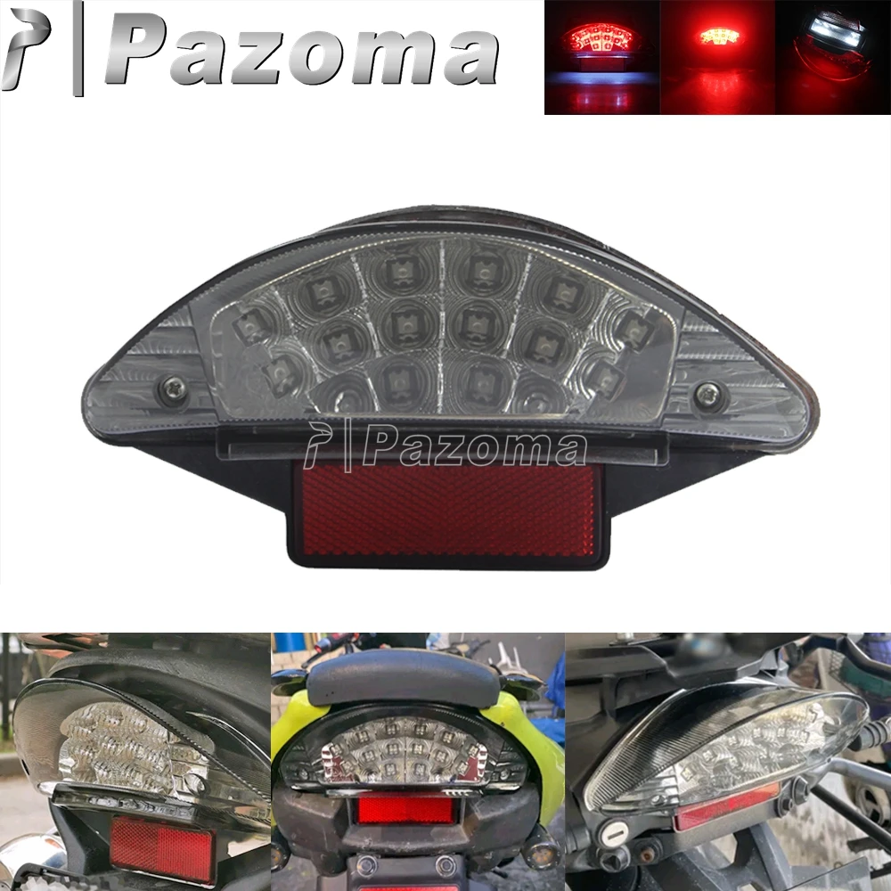 Tail Light Motorcycle Rear License Plate Indicator For BMW F650 F650GS F650ST F800S R1200R R1200 GS Adventure Brake Stop Blinker