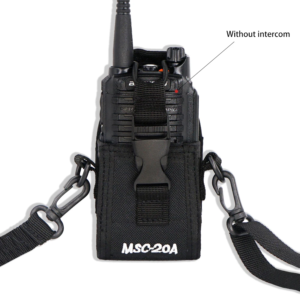 MSC-20A Walperforated Talkie Sac Nylon Holster Universel Réglable Walperforation-talperforé Juste De Protection Interphone Accessoires