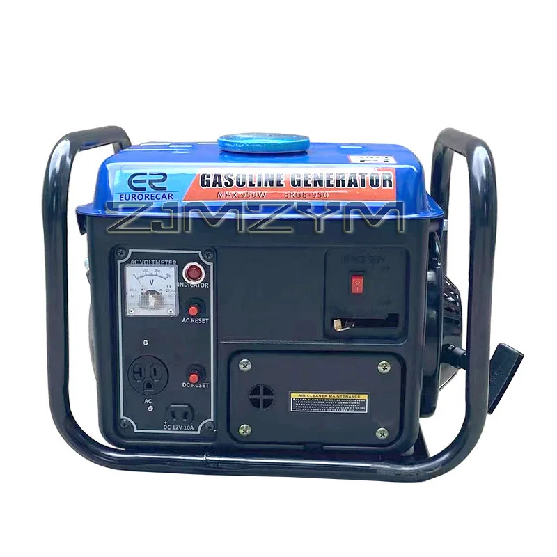 220V 650W EU Low Noise Gasoline Generator Portable Household Miniature Brushless Single Phase Gasoline Generator