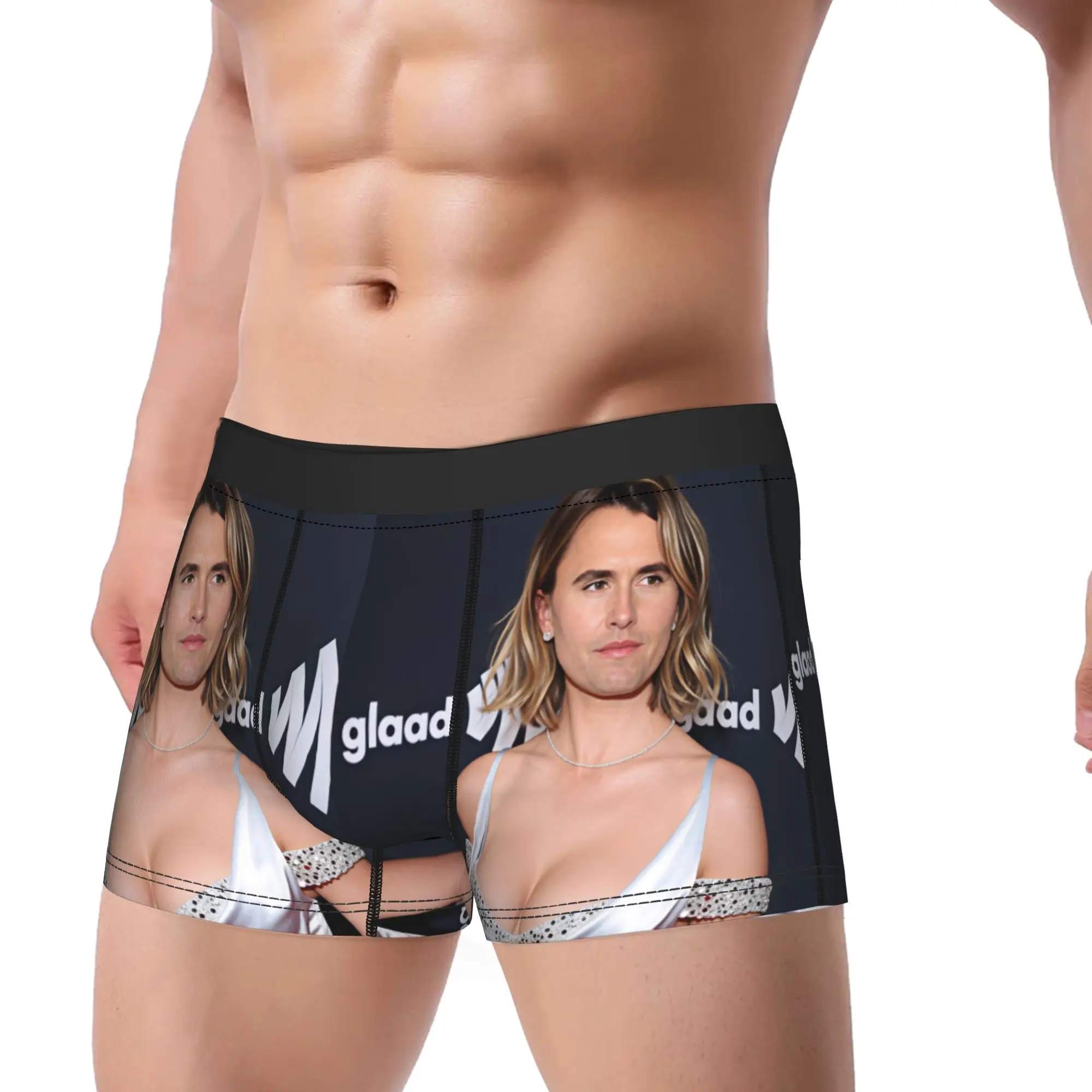 Charlie Kirk Glamour Portrait Meme Underwear  Man Shorts Briefs Funny Trunk High Quality Design Oversize Underpants