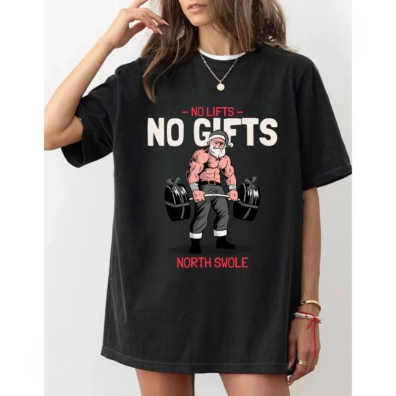 Unisex Gym Christmas T-Shirt, Funny 