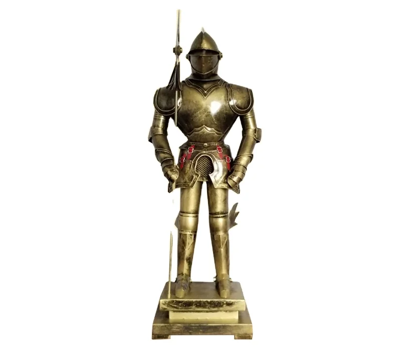 

Medieval Vintage Charm Iron Armor Men's Warrior Armor Knight Model Bar Home Window Decoration